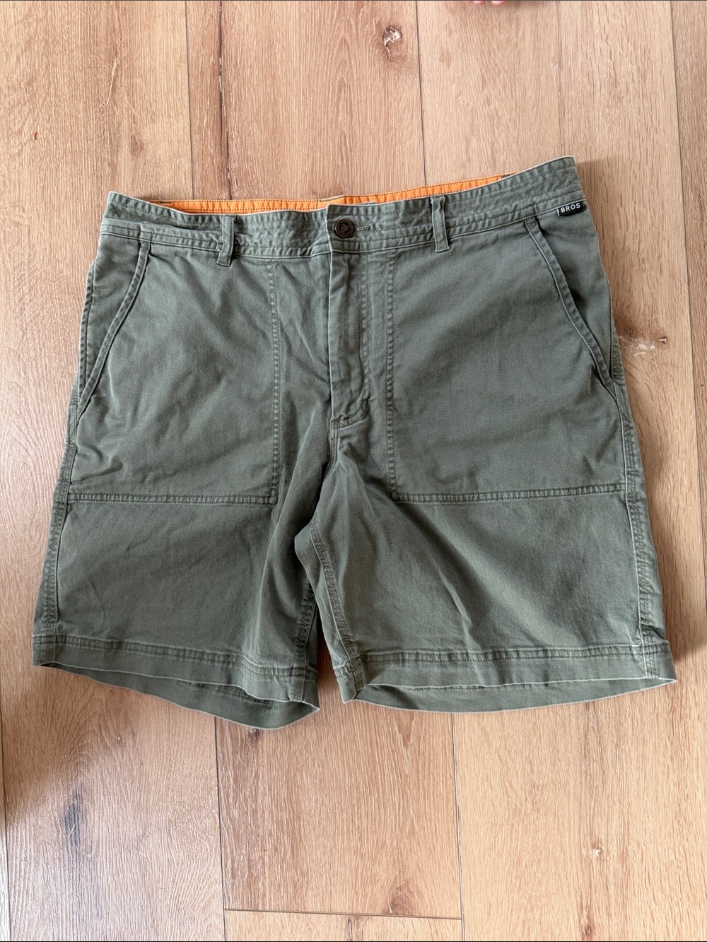 Howler Brothers Men's Olive Clarksville Walk Shorts Size 36